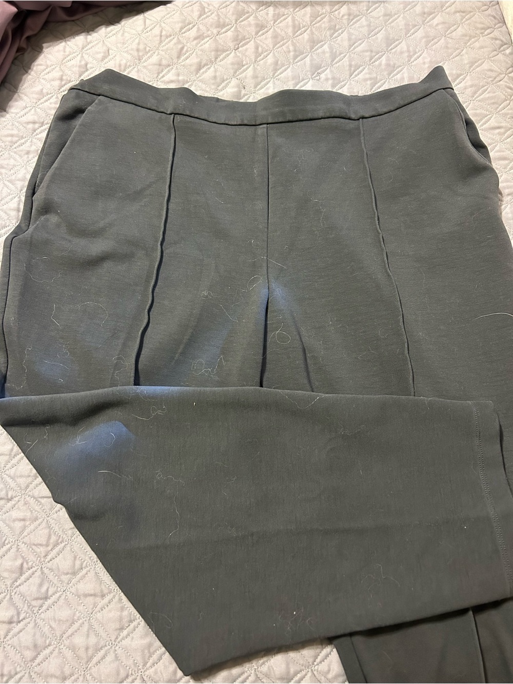 Banana Republic Women's Dark Gray Tailored Knit Pants